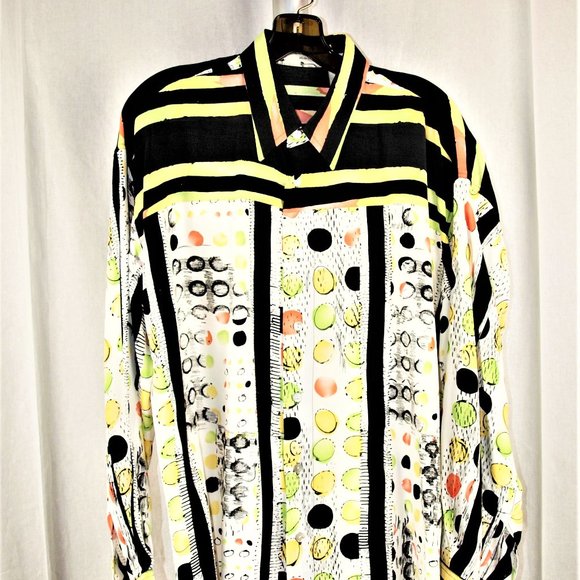 Yashi Yamamuri Men’s Button Down Long Sleeve Shirt M - Picture 1 of 5